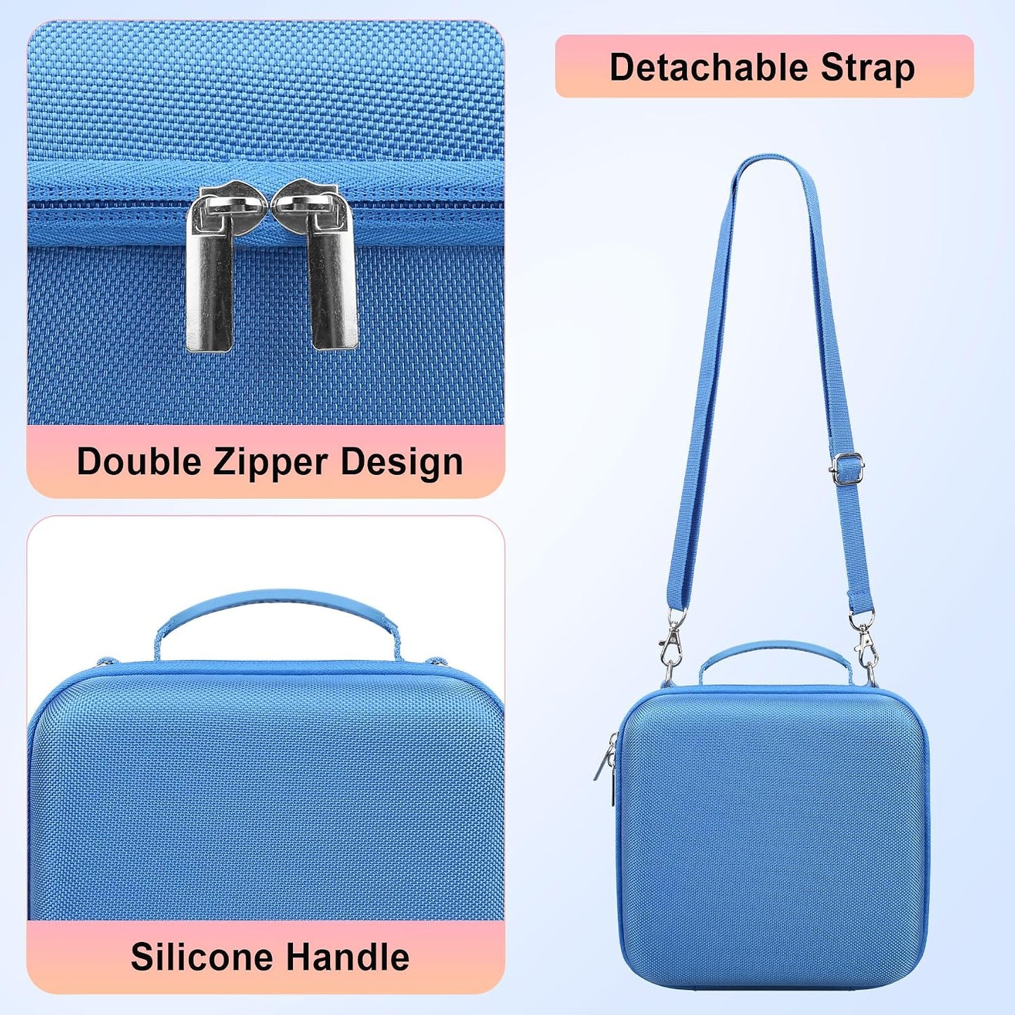 ZV-E10 ZVE10 Elonbo Carrying Case for Sony / II Mirrorless Camera, Portable Digital Camera Hard Travel Bag Storage
