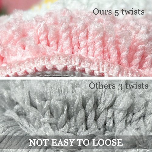 Homantic Pink Bathroom Rugs Strawberry Rug Cute Bath Mat, Girly Accessories Flower Bathmat Decor for Sink Bathtub Shower 18"x26"