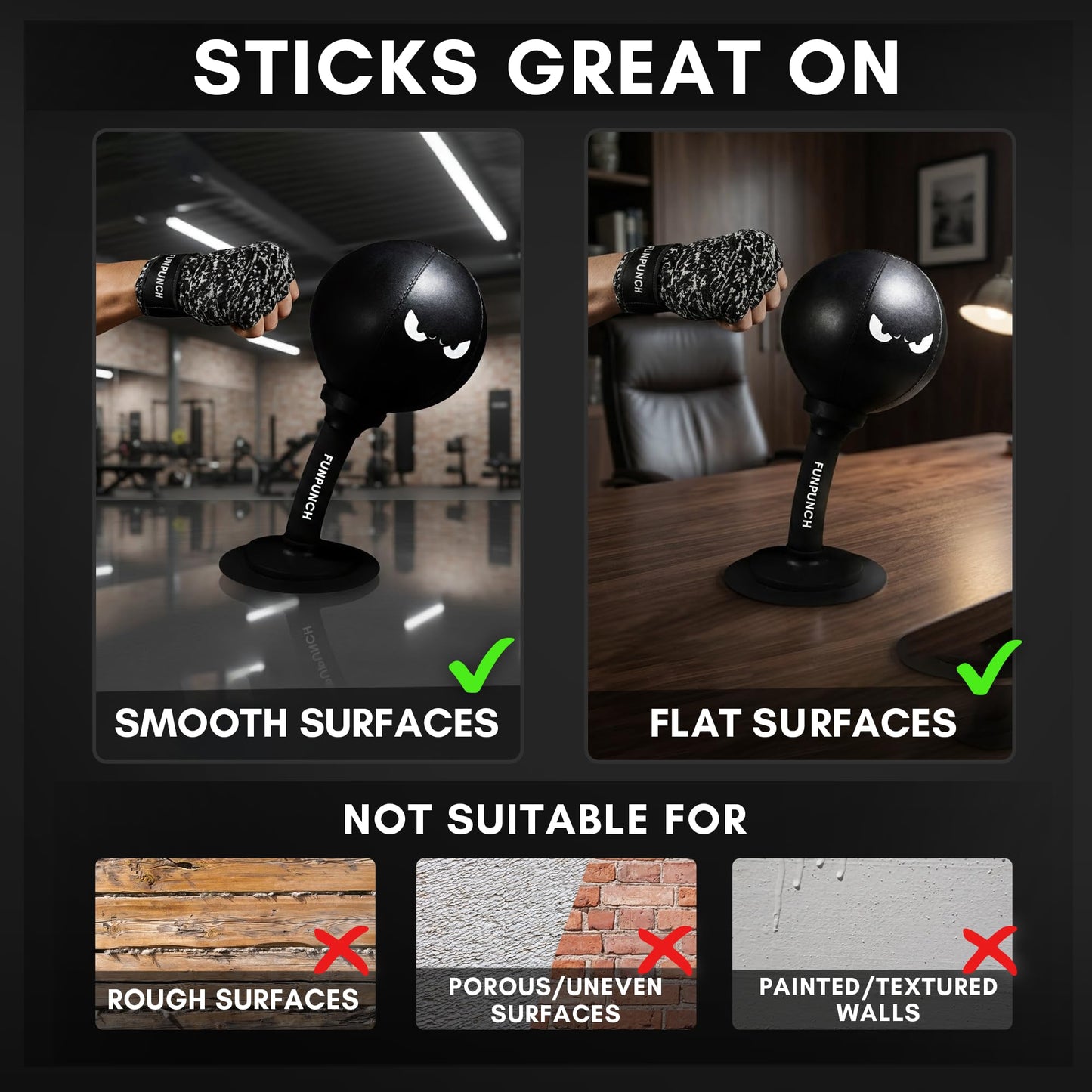 FUNPUNCH Rage Bag, Desktop Punching Bag | Desk Punching Bag Stress Relief, Fun Punch Rage Bag by Fun Punch Punching Bags