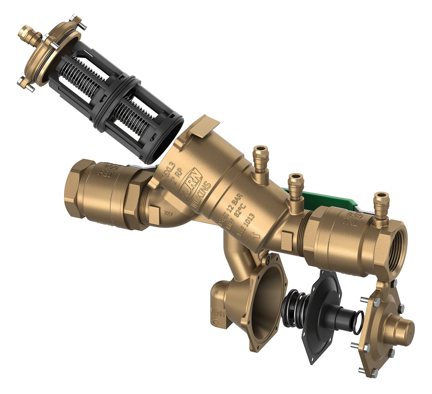 Zurn Wilkins 12-975XL3 1/2" 975XL3 Reduced Pressure Principle Backflow Preventer