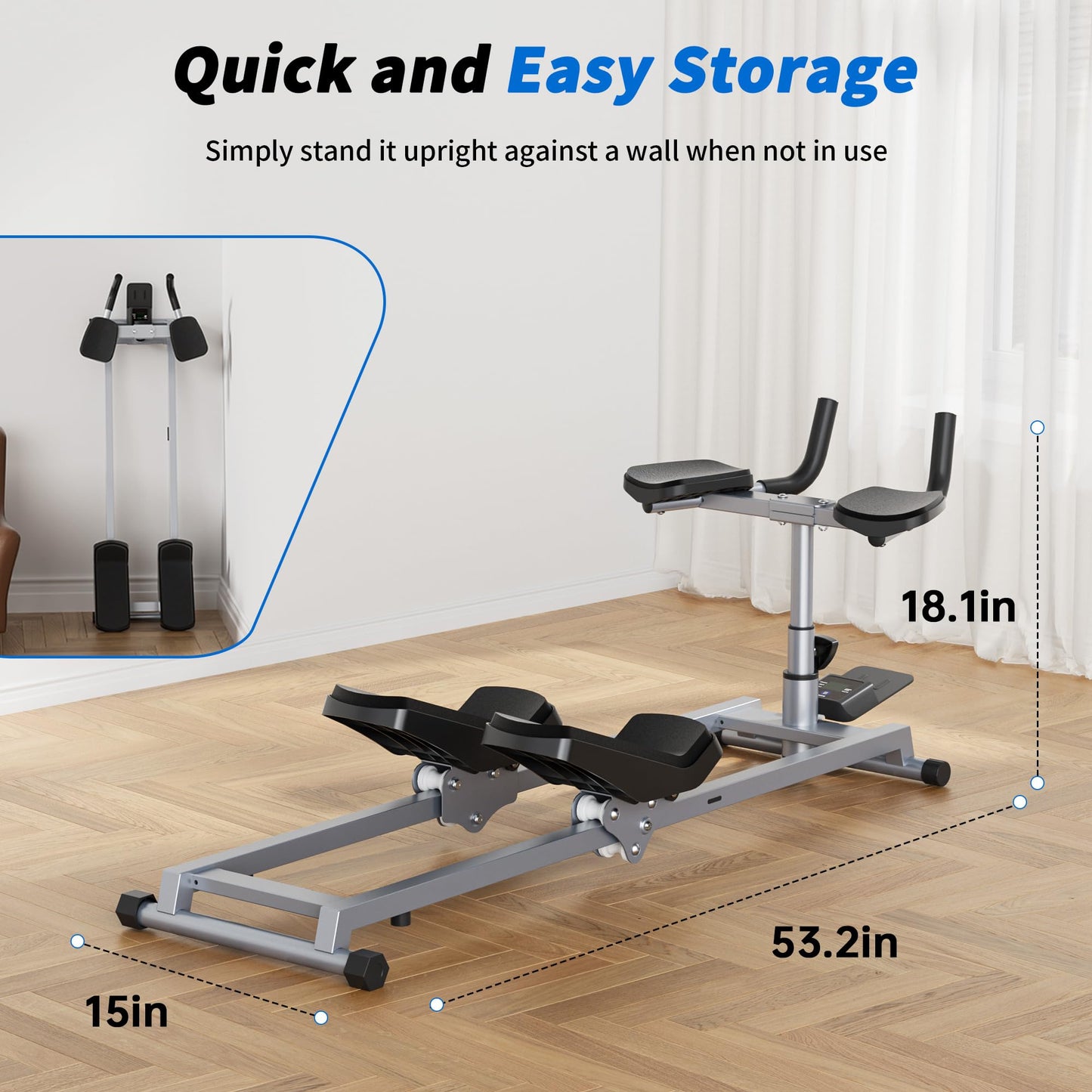seanleecore Crawl & Spine Twist and Stretch Trainer – Full Body Low-Impact Cardio Machine with Adjustable Hand Grips, Knee Support & Steel Frame | Home Gym Equipment (LCD Monitor Crawling Machine)
