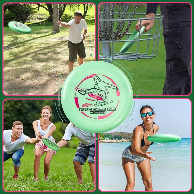 Wham-O Frisbee Ultimate Training Disc, Sports Flying Disc 160g, 10.5 Inch Durable and Flexible Compedition Disc for Outdoor Beach Backyard Family Fun
