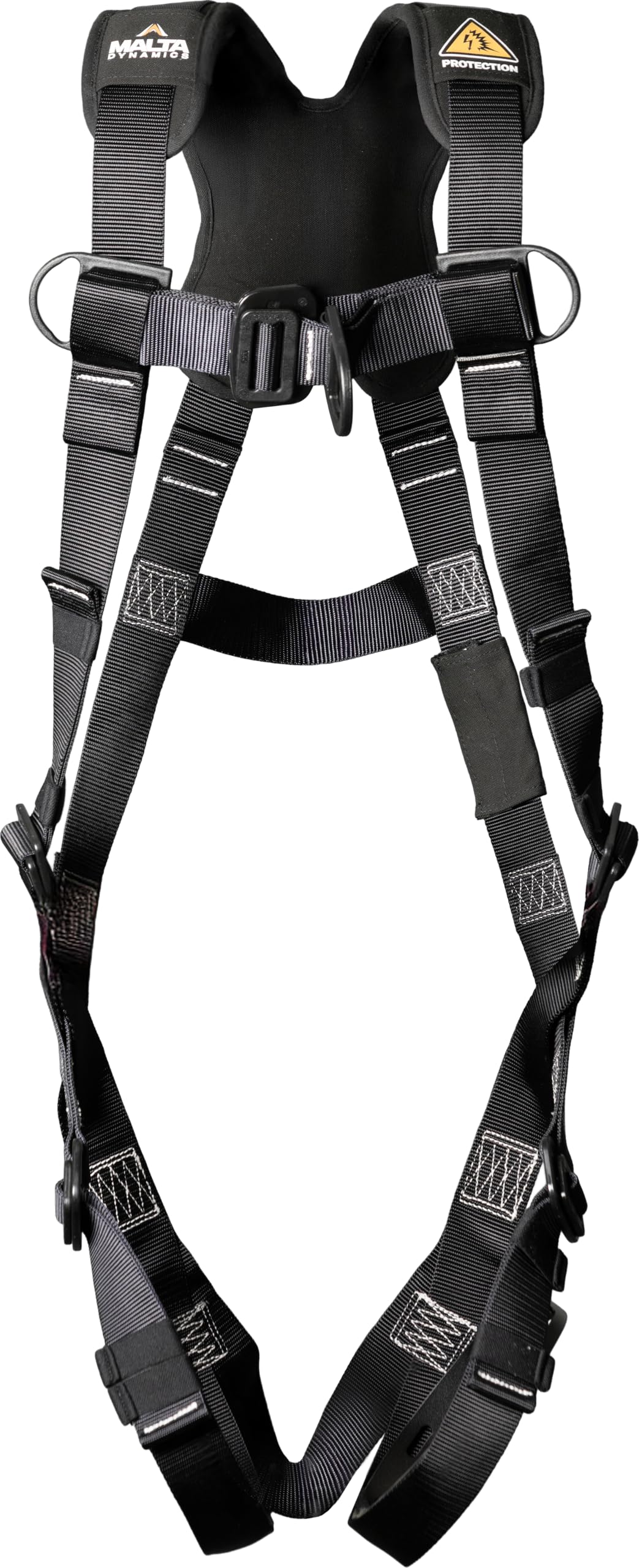 Malta Dynamics Flash Hog FR/Arc Flash Harness - ANSI Z359 ASTM F887-23 OSHA 1926 - Electrical Protection (S/M)