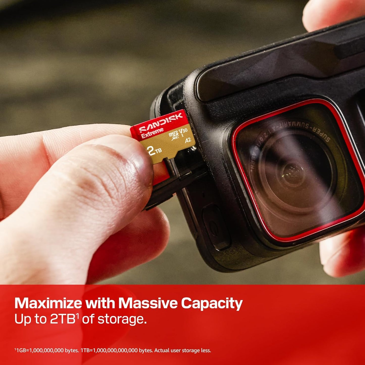 Sandisk 64GB 170MB/s 80MB/s 5.3K 4K SDSQXH9-064G-GZ6MA Extreme microSD UHS-I Card - Up to Read Speed and Write Speed