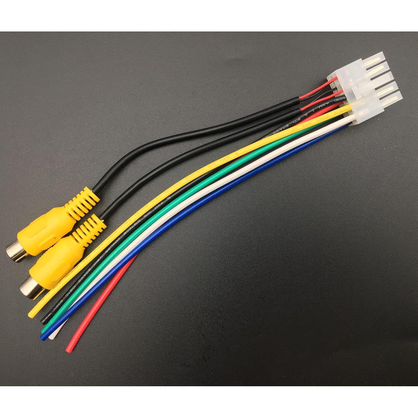 LIZAPUS TBX10A 10 MXD337BT, MCD237BT, MCP1337BT,AMCP425BT Dual Wire Harness Pin Plug with RCA Jack