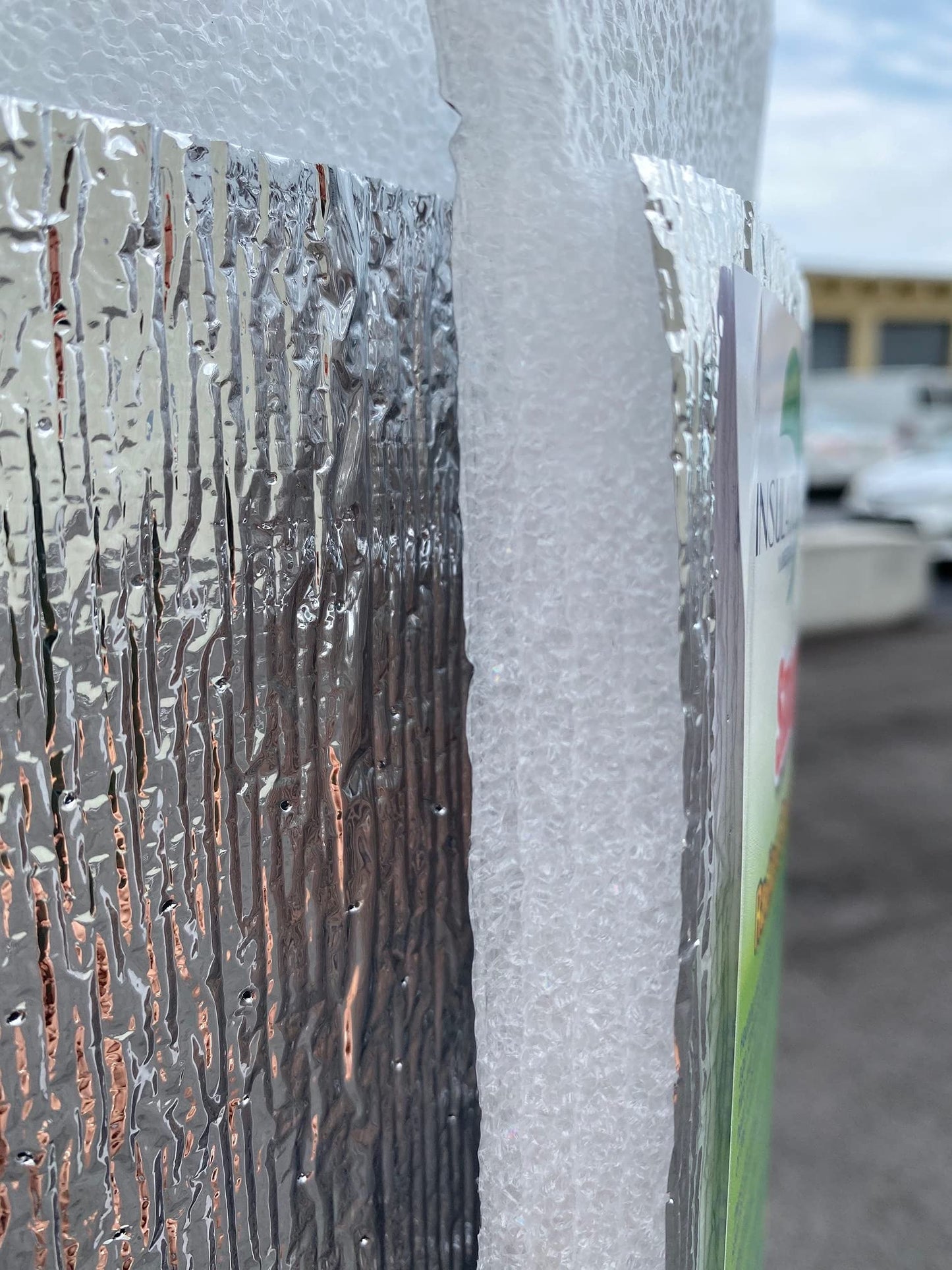SmartSHIELD -20mm 48" X25ft Reflective Insulation Roll, Foam Core Radiant Barrier, Thermal Foil Insulation Panel - 0.8 Inch Thickness, R-23