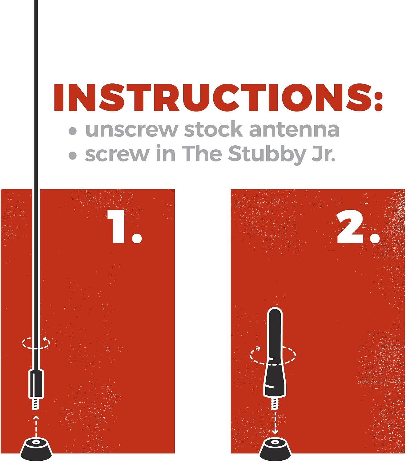 CravenSpeed 2 inches Stubby Jr Antenna Replacement Compatible with BMW Convertibles | | Short Antenna | Made in The USA