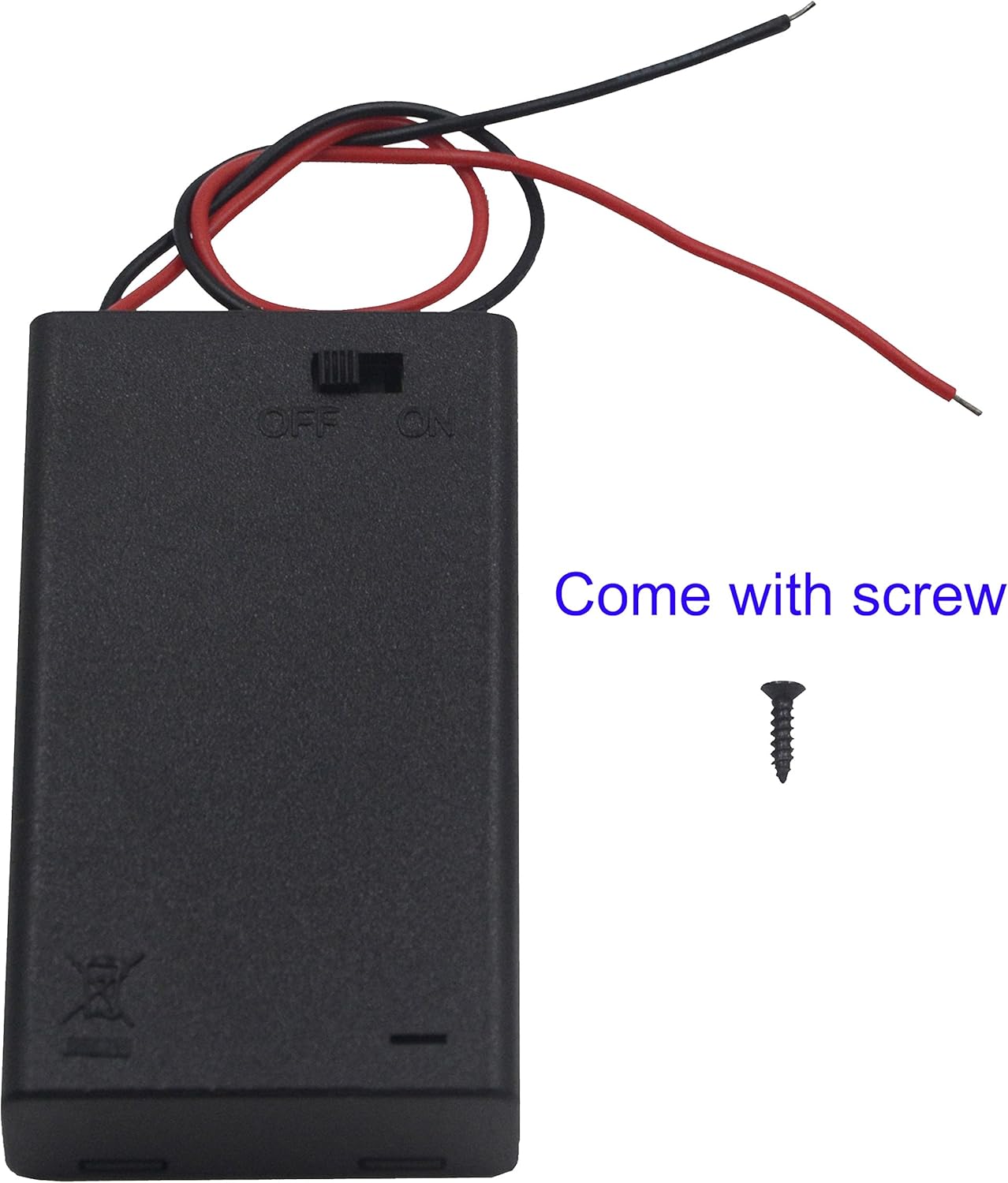 LampVPath (Pack 3) 3 4.5V 3X 1.5V of AAA Battery Holder with Switch, Battery Holder with Switch, AAA Battery Holder