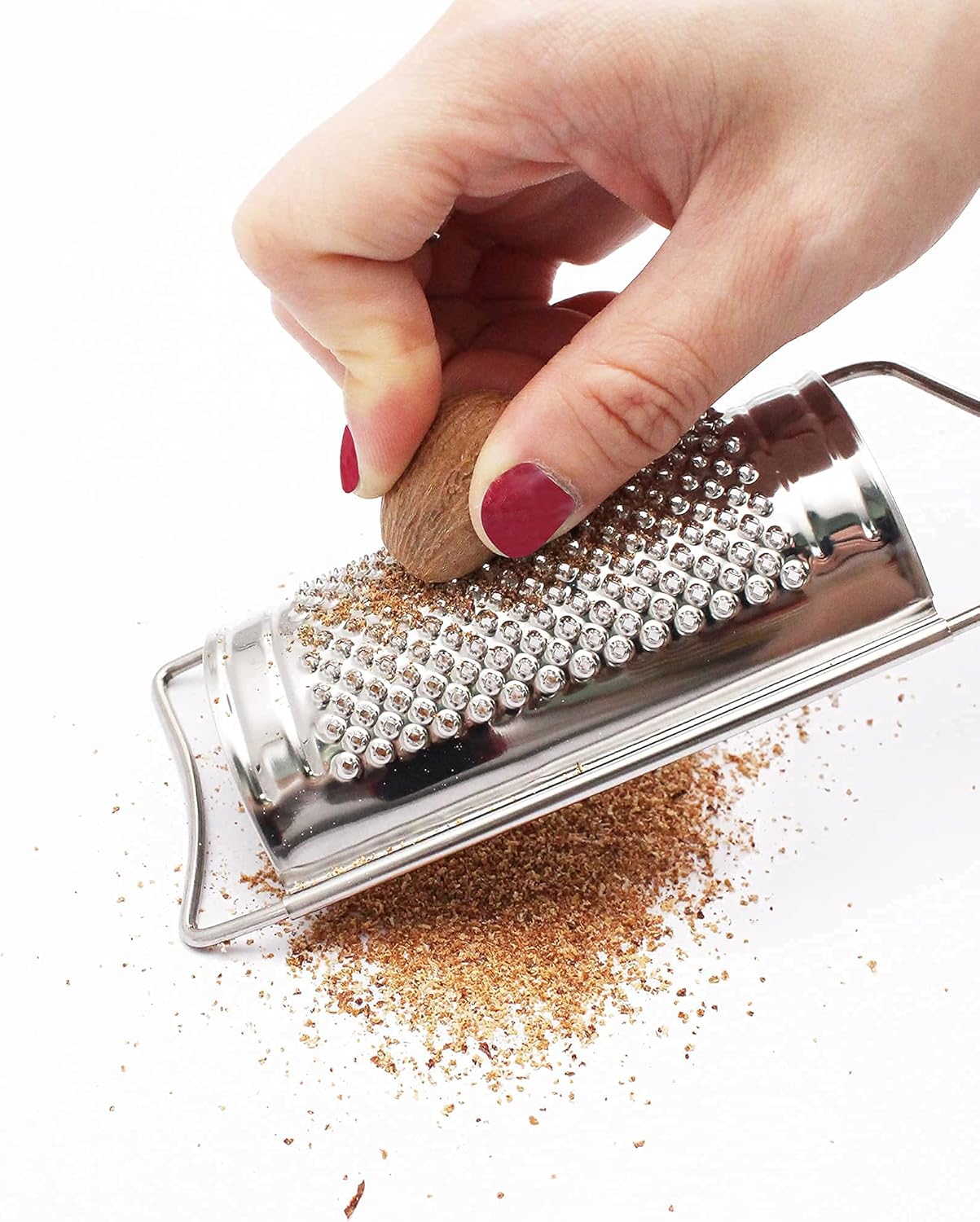 Tongjude Stainless Steel Cheese Grater Set - 5-Piece Kitchen Grater, Peeler, Slicer & Zester with Cleaning Brush