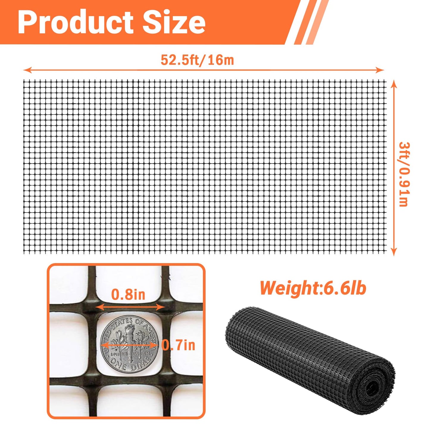 Bi-Directional Geogrid for Retaining Wall 3ft x 52ft,Geogrid Used for Driveway,Retaining Wall