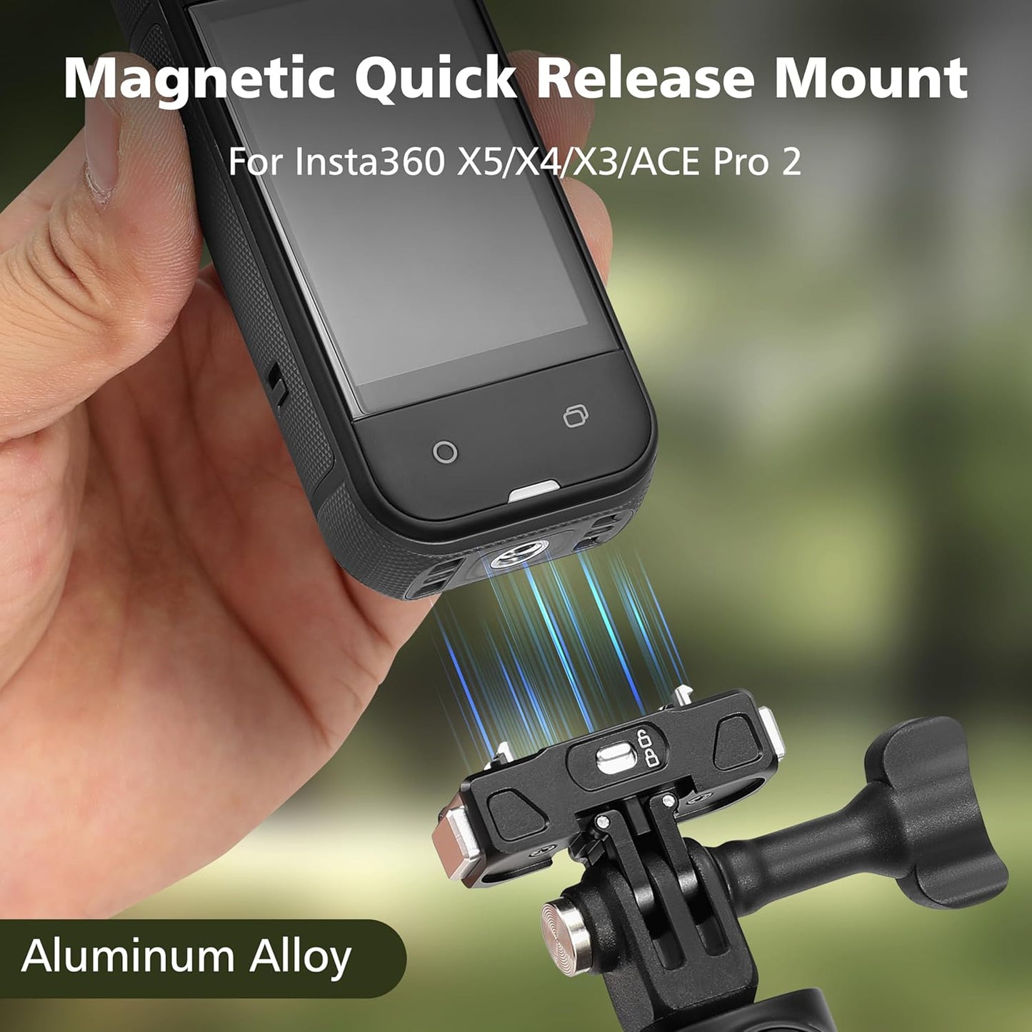 STARTRC VCR Insta360 X5 X4 2, Quick Release Mount for Air Ace/Ace Pro Magnetic Camera Quick Release Lock Tripod Mount