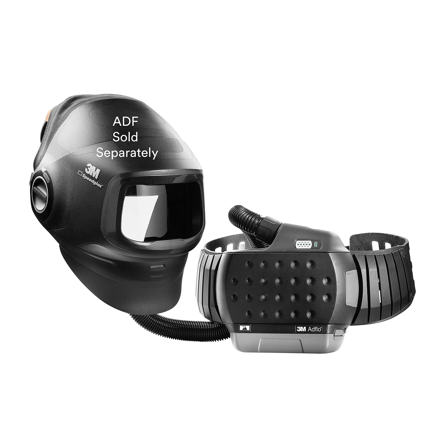 3M Speedglas Welding Helmet G5-01 and Adflo High-Altitude PAPR Assembly, No ADF, Heavy Duty with Flip Up Visor, Compact Design with Adjustable Head Suspension, Grinding and Metal Repair, 46-1101-00