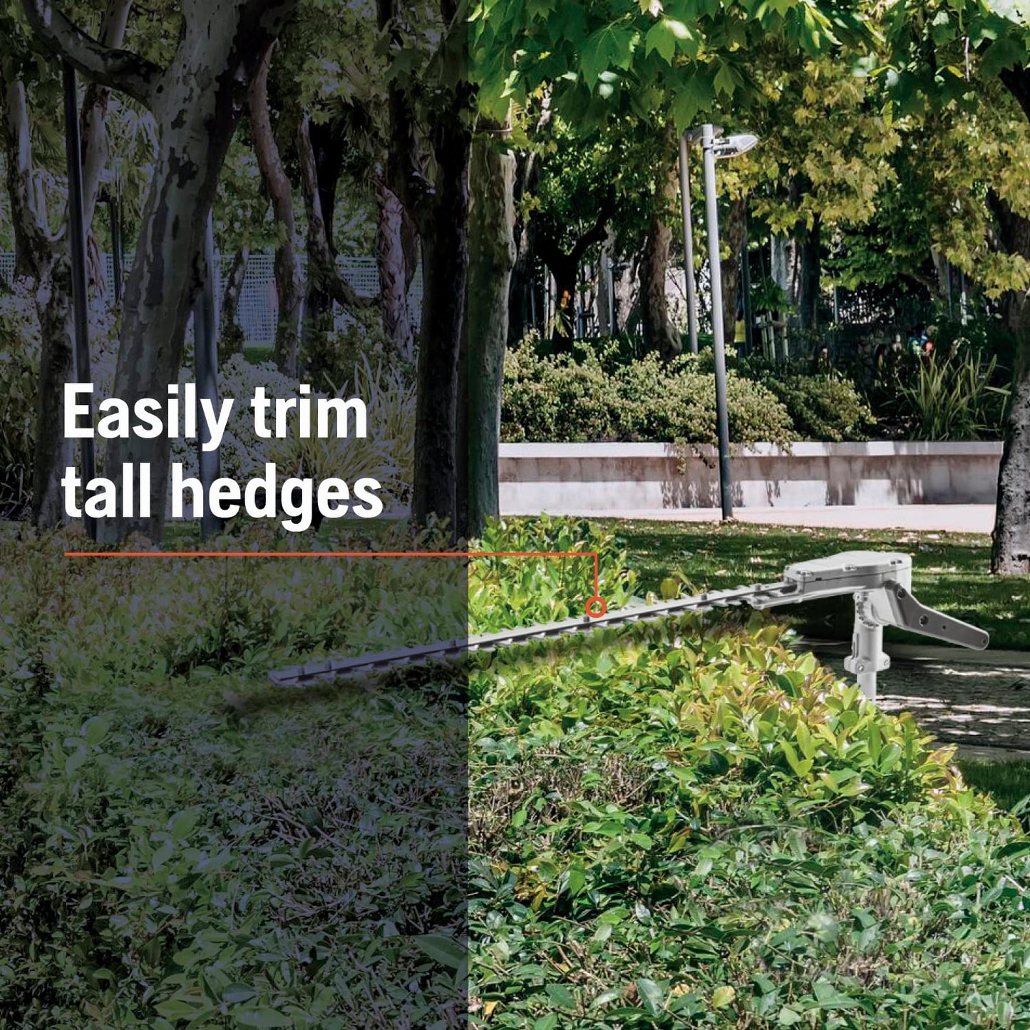 Husqvarna HA322 Hedge Trimmer Attachment, 21-Inch Dual-Sided Blade, Compatible with 330LK Combi Trimmer, Gifts for Men