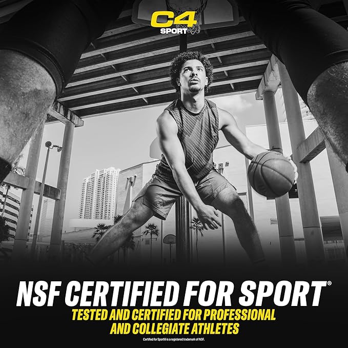 Cellucor C4 Sport Pre Workout Powder Watermelon - Pre Workout Energy with Creatine + 135mg Caffeine and Beta-Alanine Performance Blend - NSF Certified for Sport 30 Servings