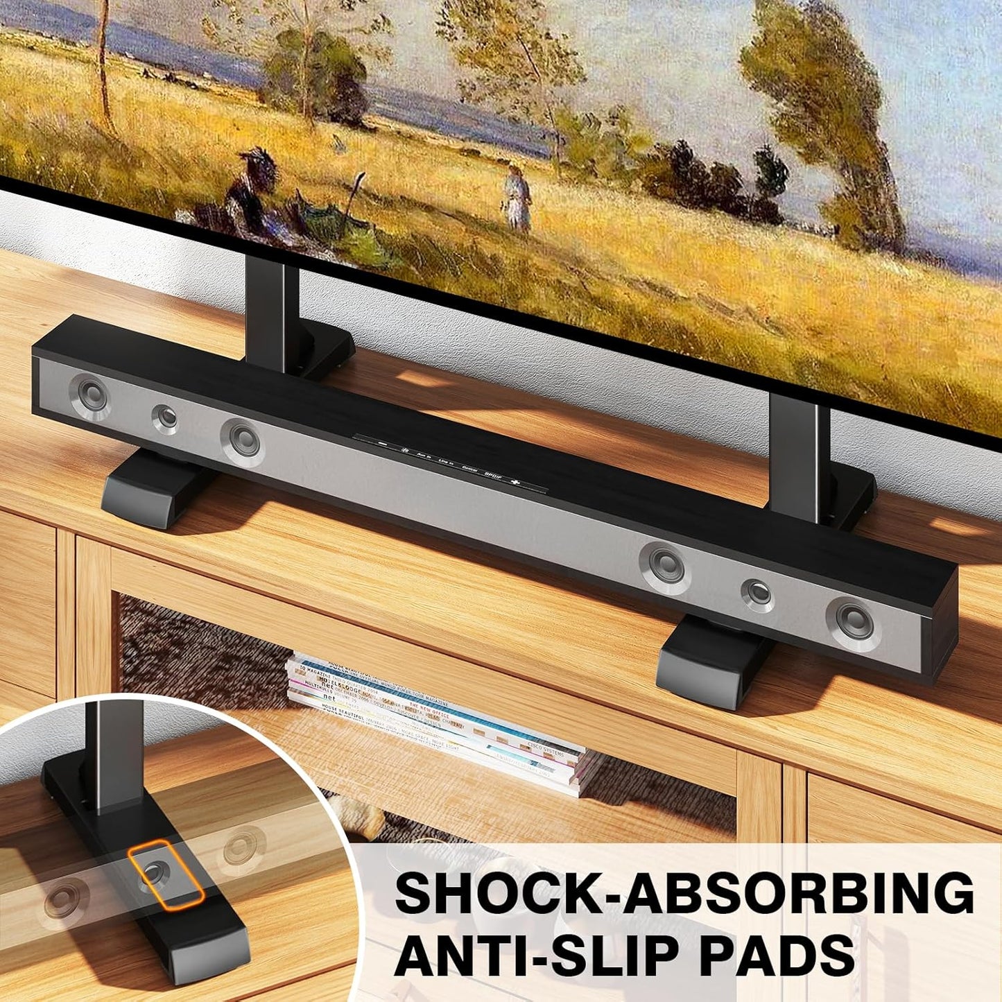 37 86 Inch 150lbs, 800x600mm, Universal TV Legs, Table Top TV Stand Base with Height Adjustable for Most to TVs
