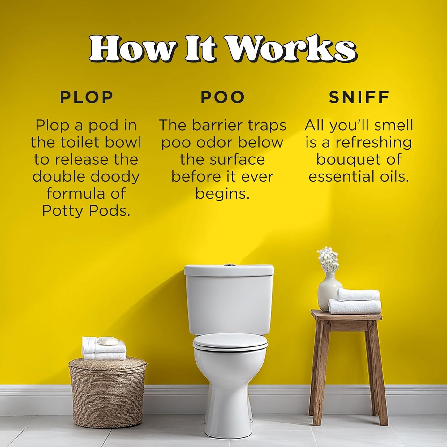 Poo~Pourri Original Citrus Toilet Potty Pods - 2-in-1 Odor Remover & Cleaner - 20ct with Essential Oils