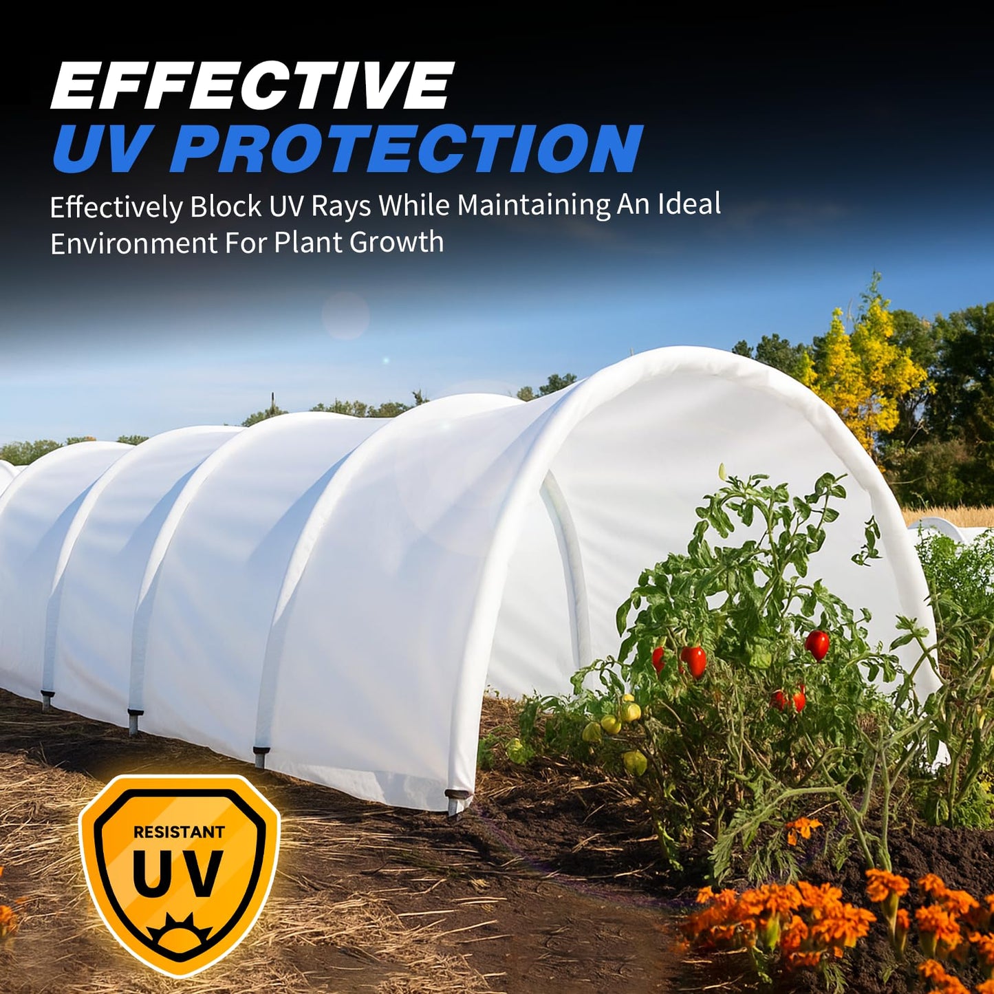 Crawldryer White Plastic Sheeting, 20 Mil 10' x 50', Crawl Space Vapor Barrier, White Vapor Barrier, Plastic Sheeting Heavy Duty, Polyethylene Plastic Rolls for Garden, Crawlspace, Basement, White