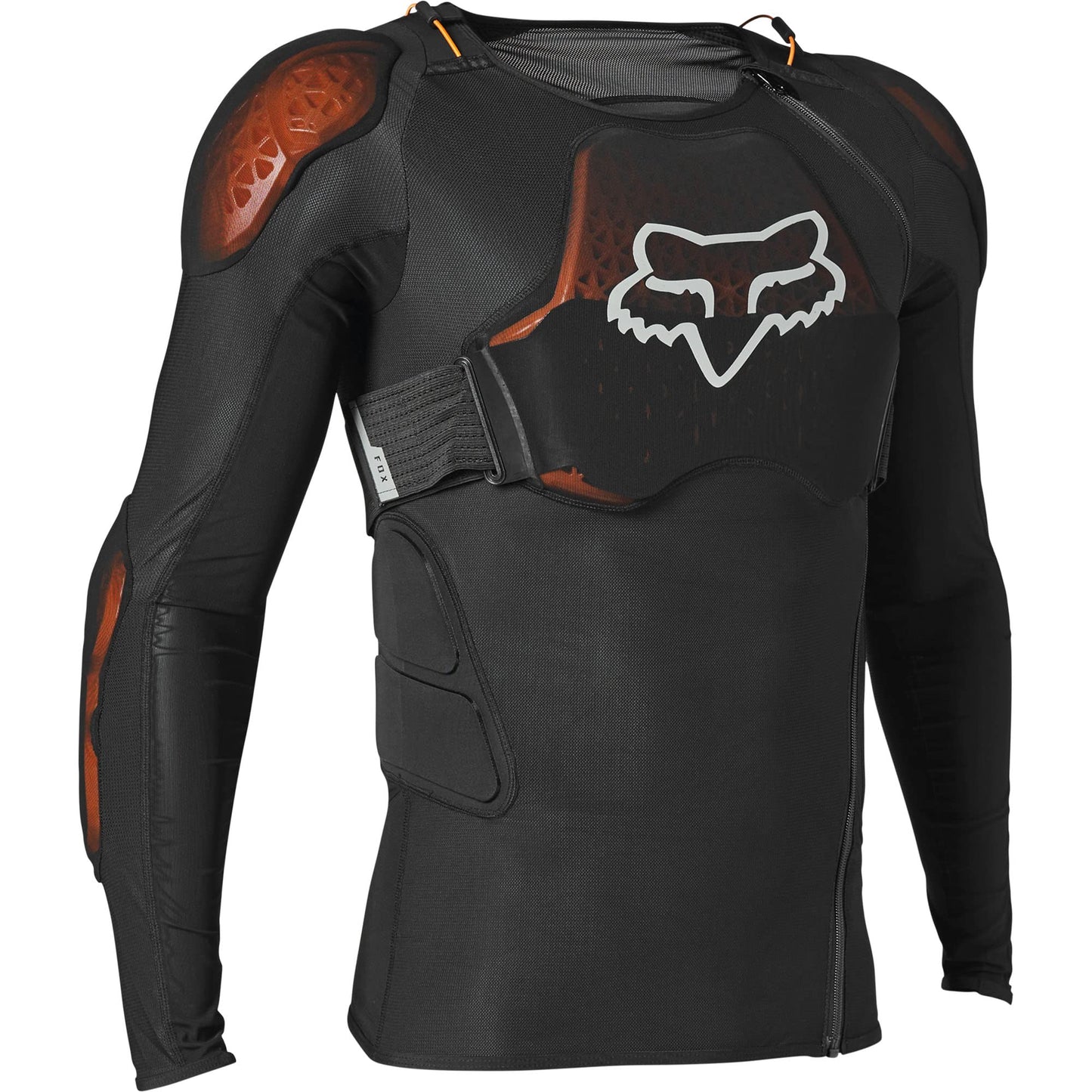 Fox Racing Baseframe Pro D30 Motocross Dirt Bike Chest Guard Jacket, Black, Large
