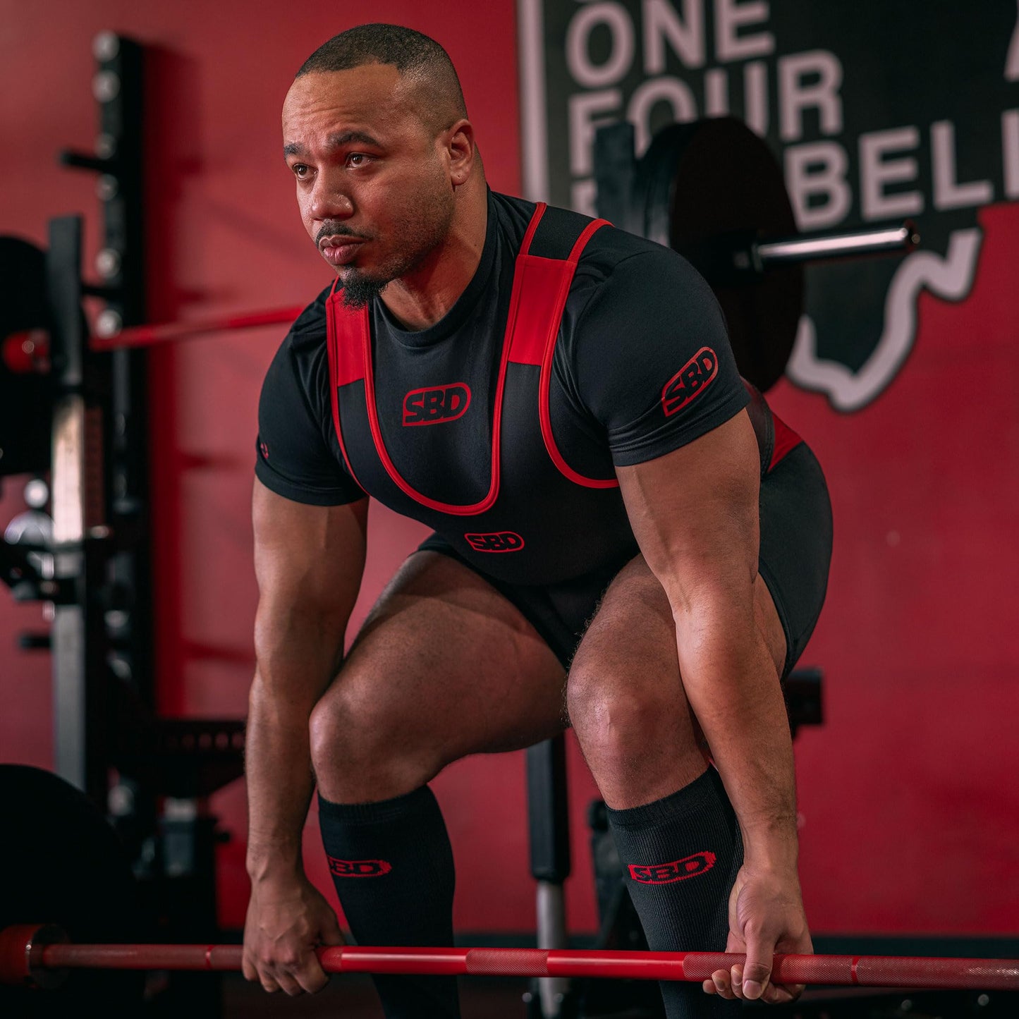 SBD Men’s Powerlifting Singlet – IPF Approved Weightlifting Singlet – Durable Compression Lifting Suit Made in Great Britain