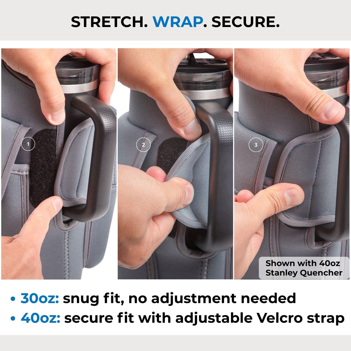 Tumbler Carrier Bag for Stanley & Owala 30–40oz, Magnetic Water Bottle Holder for Gym Equipment, Crossbody Cup Holder with Phone Pocket