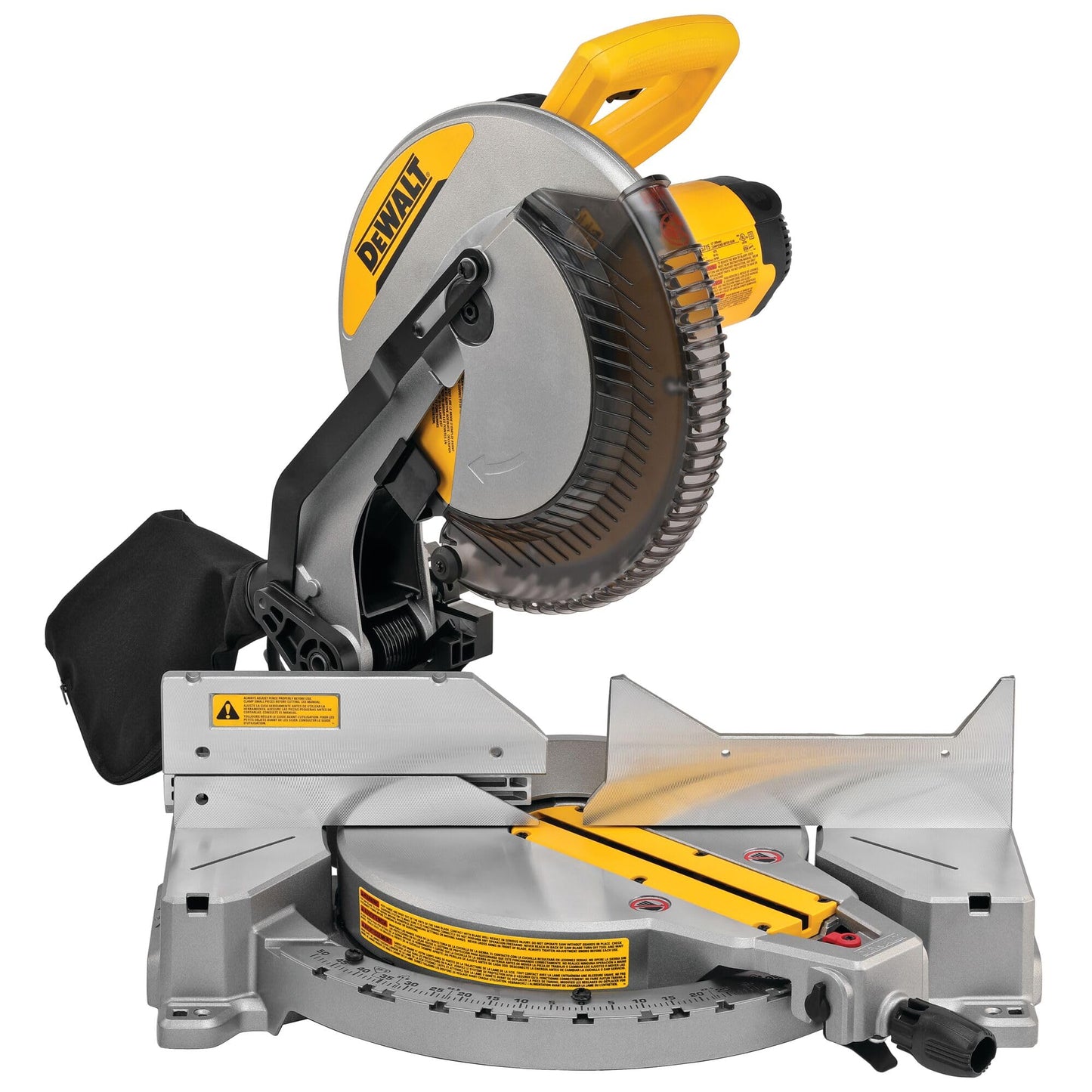 DEWALT 12-Inch Miter Saw, 15-Amp, Single Bevel, Compound (DWS715)
