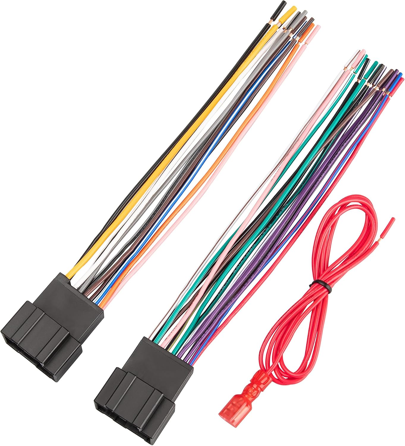2008-2015 07-14 07-14 RED WOLF Car Radio Wiring Harness Compatible with Chevrolet Express, GMC Savana Buick Aftermarket