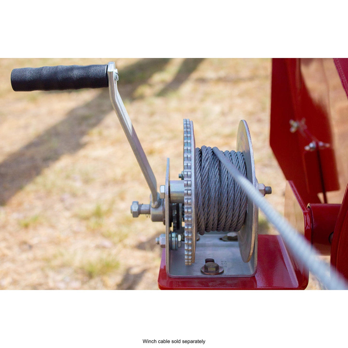 Dutton-Lainson Company - Brake Winch - 350 to 2500 lb Capacity - Rust-Resistant and Power Coated Finish for Heavy Equipment, Hauling and Lifting Operations - Made in USA