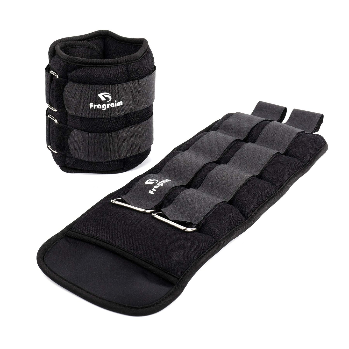 Ankle Weights, Wrist Arm Leg Weights 10 LBS x 2 for Women, Kids and Men, Comfortable and Soft, Perfect for Dancing, Running, Walking, Fitness, Workout (Black)