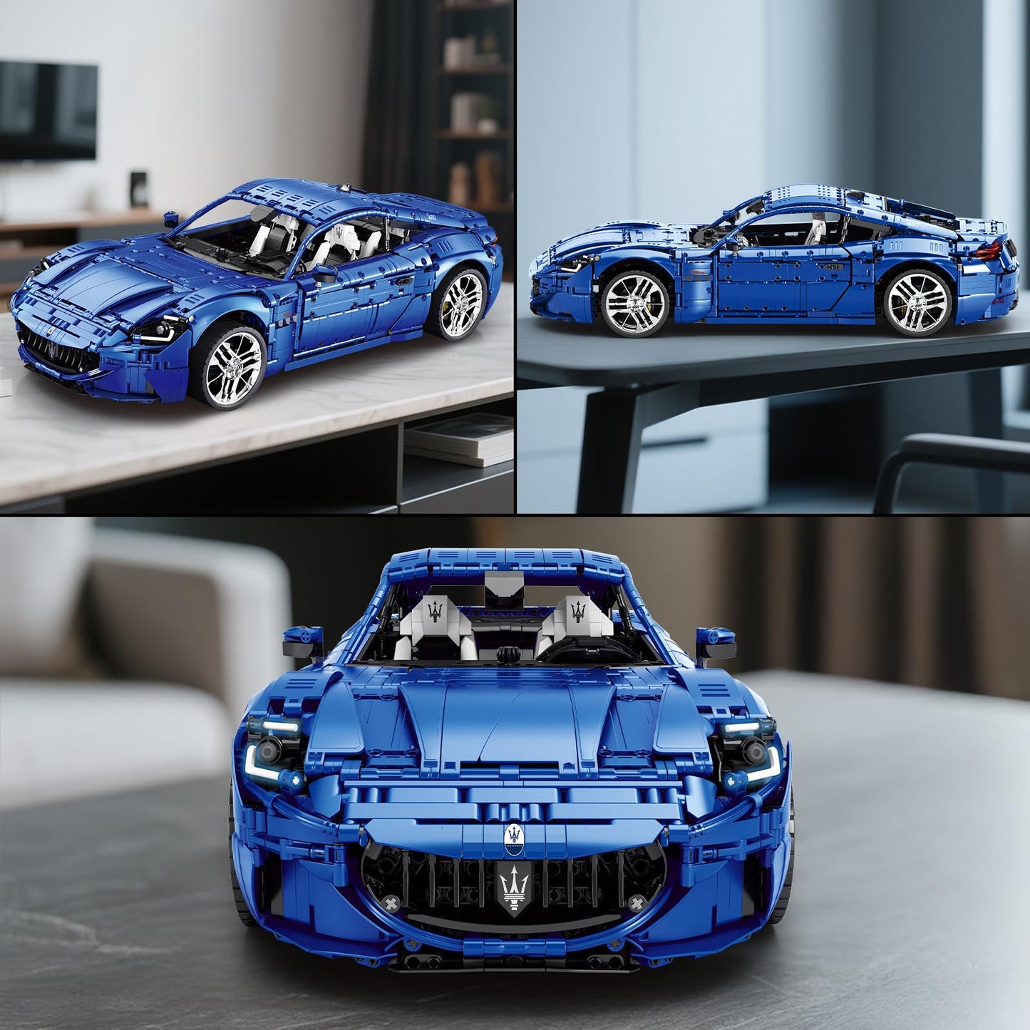 Reobrix Sports Car Building Blocks Set for Adults, 1:8 Vehicle Racing Car Toy Model Building Kit for Adult, 11010, Creative Gifts for Adults 14+ (5480PCS)
