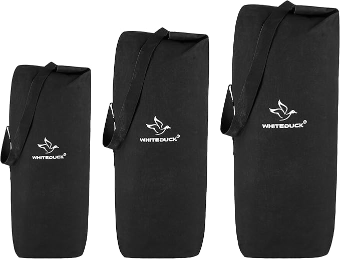 WHITEDUCK 30"x50" (737L) Top Load Canvas Duffel Bag ??Military-Grade, Tear-Proof & Weatherproof, Heavy Duty for Travel, Outdoors & Military Use, with Padlock Compatibility, 5 Colors