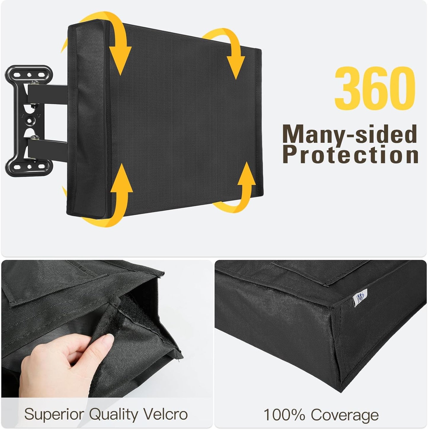 30-32 inch Mounting Dream Outdoor TV Cover Weatherproof with Bottom Cover for TV, Waterproof and Dustproof TV Screen