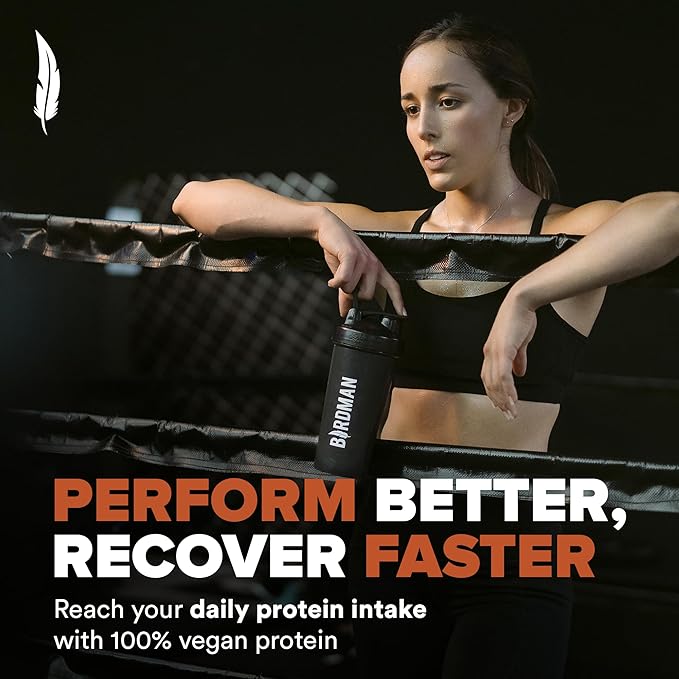 Falcon Performance Vegan Protein Powder, 31g Protein, 5g Creatine, 5g BCAA, Probiotics, Electrolytes, Pre Workout, Low Carb, Sugar Free & Dairy Free, Plant Based Chocolate Protein, 28 servings