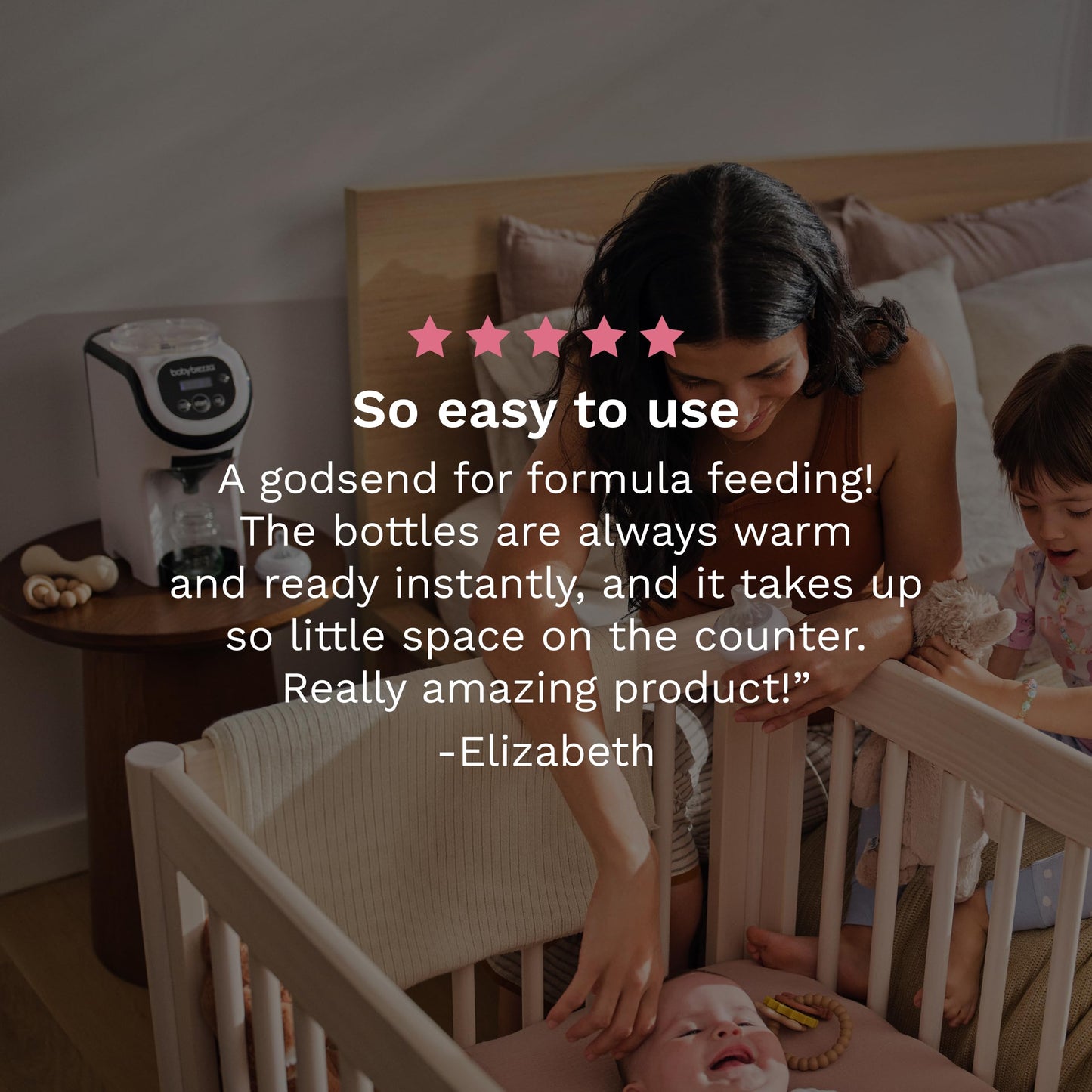Baby Brezza Formula Pro Mini Baby Formula Mixer Machine Fits Small Spaces and is Portable for Travel– Bottle Makers Makes The Perfect Bottle for Your Infant On The Go, White