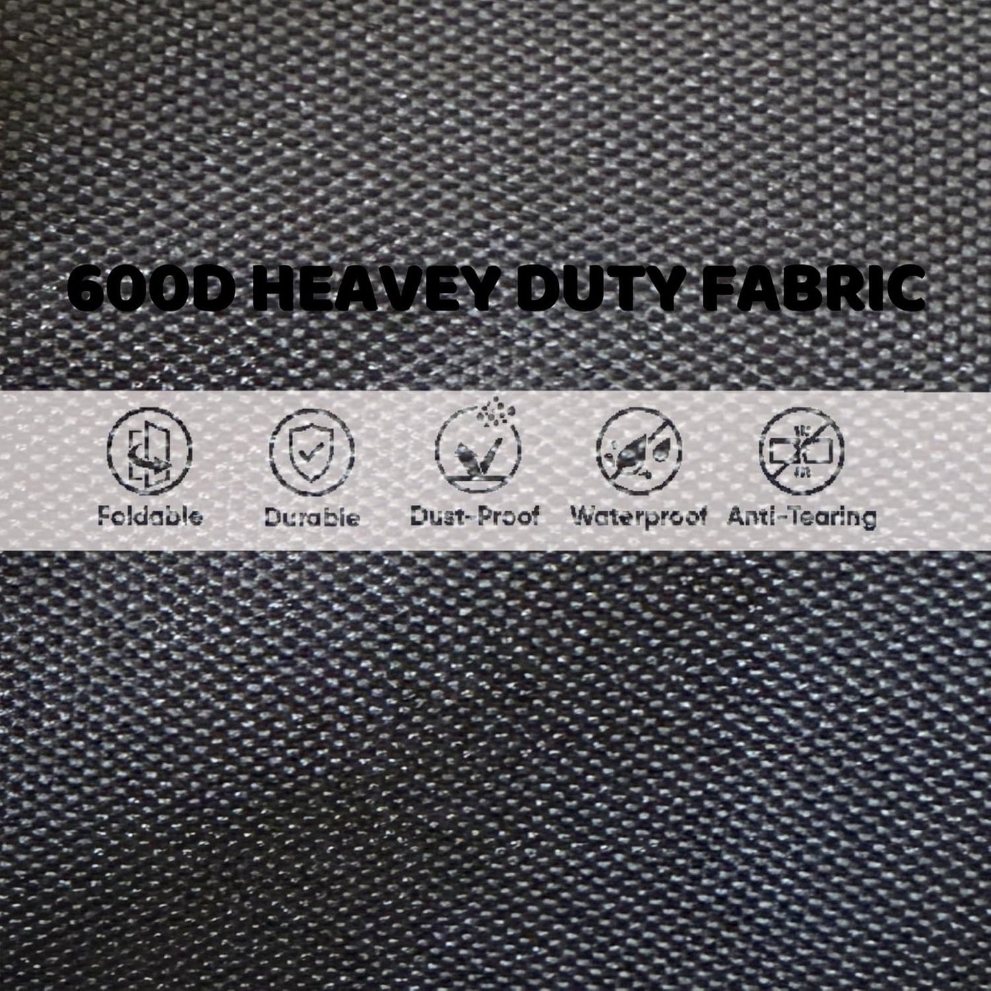 OUTTDID Gift Wrapping Paper Organizer - Durable 600D Oxford Fabric, Holds 18-25 Rolls, Black with Handles & Zipper
