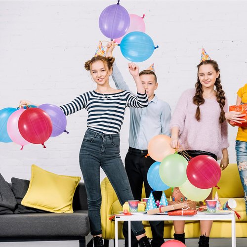 JOYIN 12 Pcs Punch Balloons - Heavy Duty Party Favors for Kids | Fun Birthday Goodie Bag Stuffers