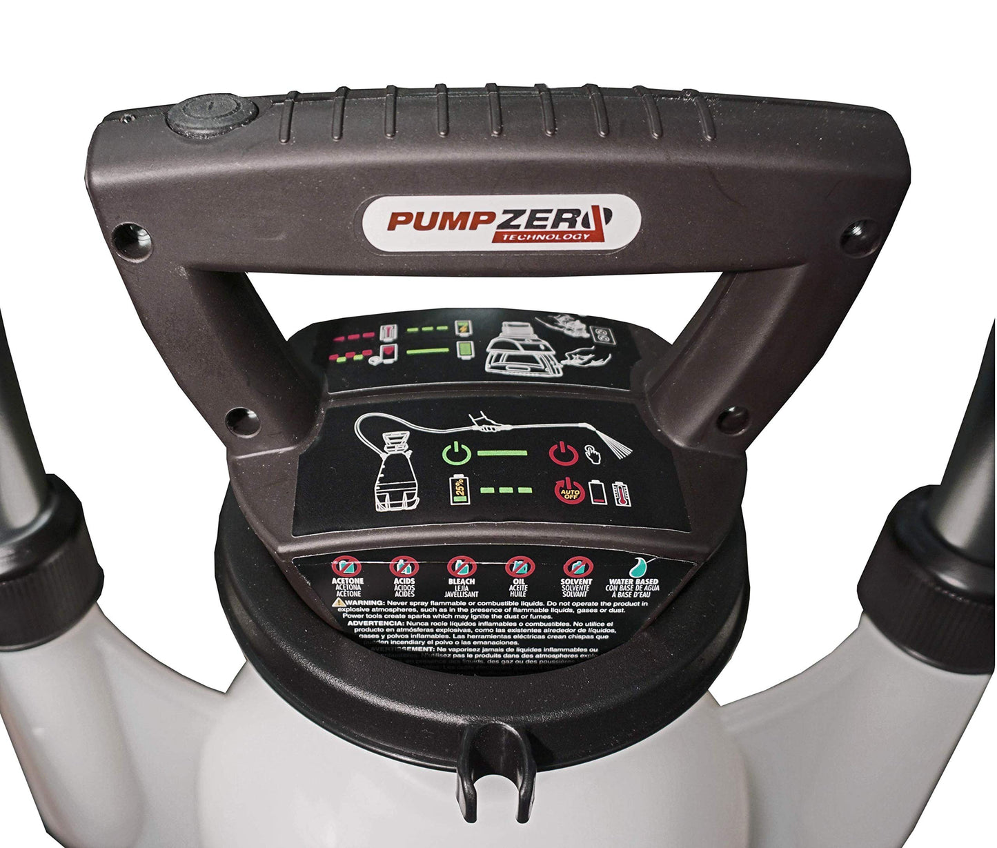 Scotts Lithium-ion Powered Pump Zero Technology, Wheeled Cart Sprayer, 3 Gallon, White, 190617