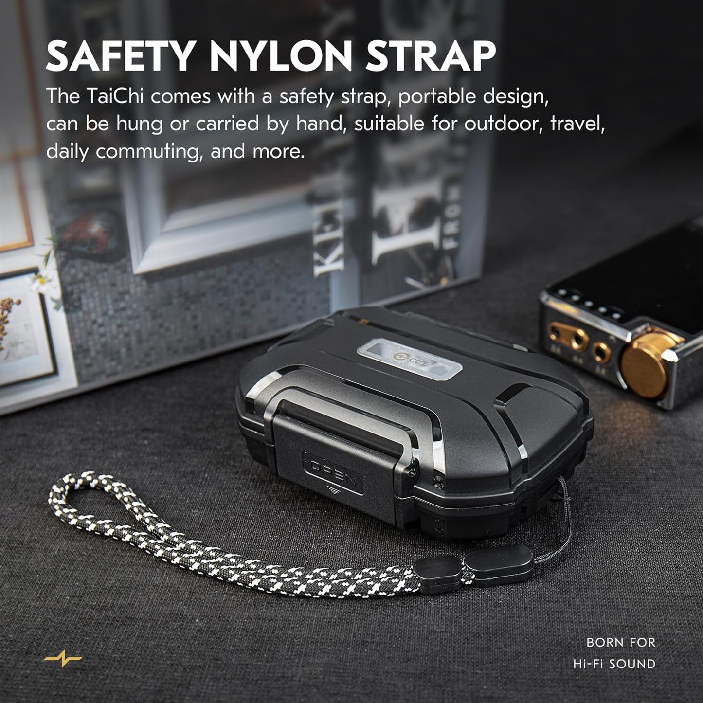 YINYOO ZC01 ZS10 SE215, KS1, ZS12 2, CCZ Hard Shell IEM Case for KZ Pro in Ear Monitor, Travel Portable Earbuds Case