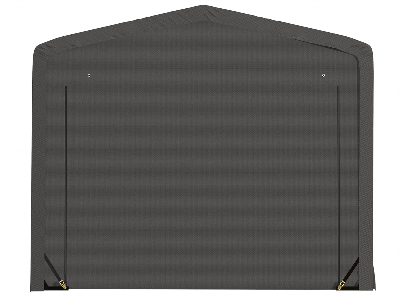 ShelterLogic ShelterTube Garage & Storage Shelter, 12' x 27' x 10' Heavy-Duty Steel Frame Wind and Snow-Load Rated Enclosure, Gray