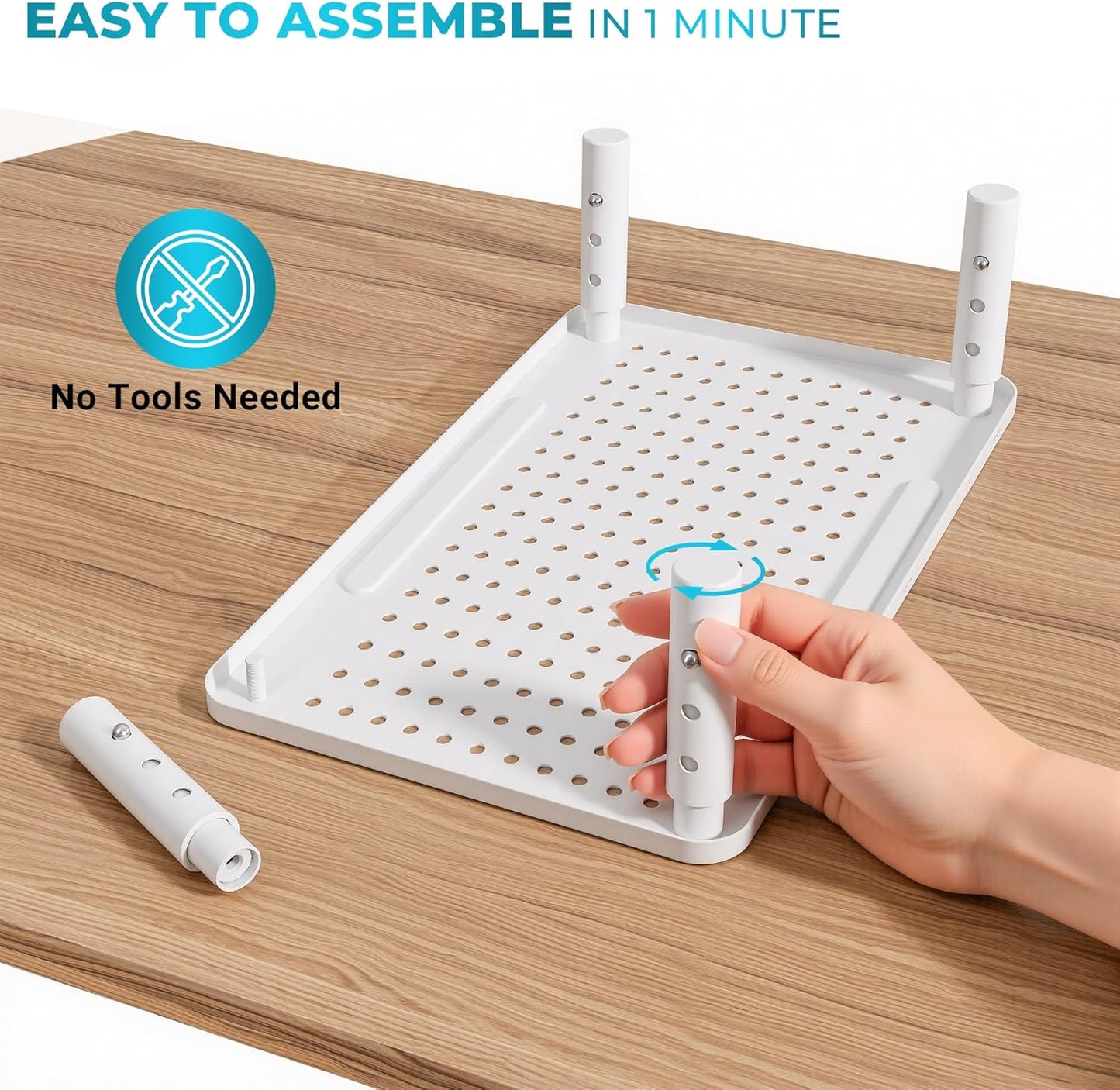 2 Pack 14.5 9.1, BONTEC Monitor Stand Height Adjustable Metal Riser with Pen Holder, White, x Ergonomic Desktop Stand