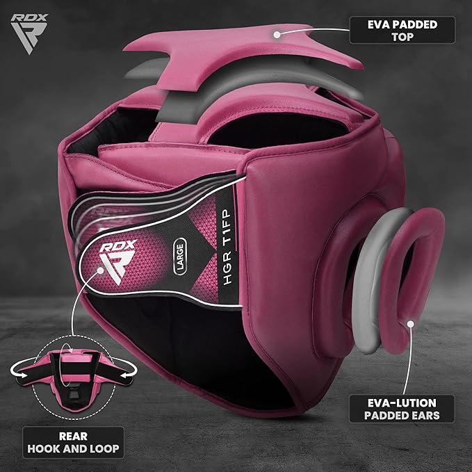 RDX Boxing Headgear MMA Muay Thai, Removable Face Grill, Head Gear for Sparring Grappling Martial Arts Kickboxing Taekwondo Karate BJJ Training