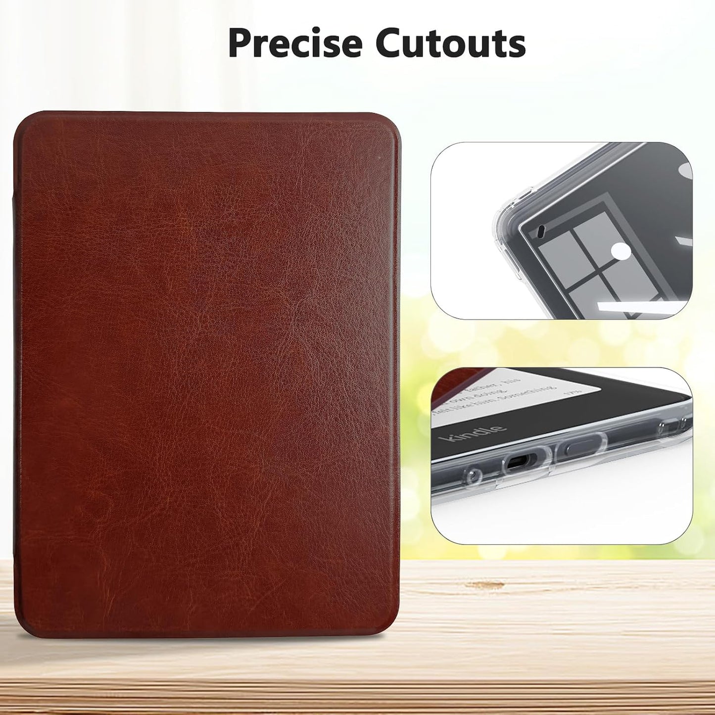 E NET-CASE 2024 (2025) 7 inch Case for All-New Released & Kindle Colorsoft Ebook Electronic Reader,Clear Back Shell