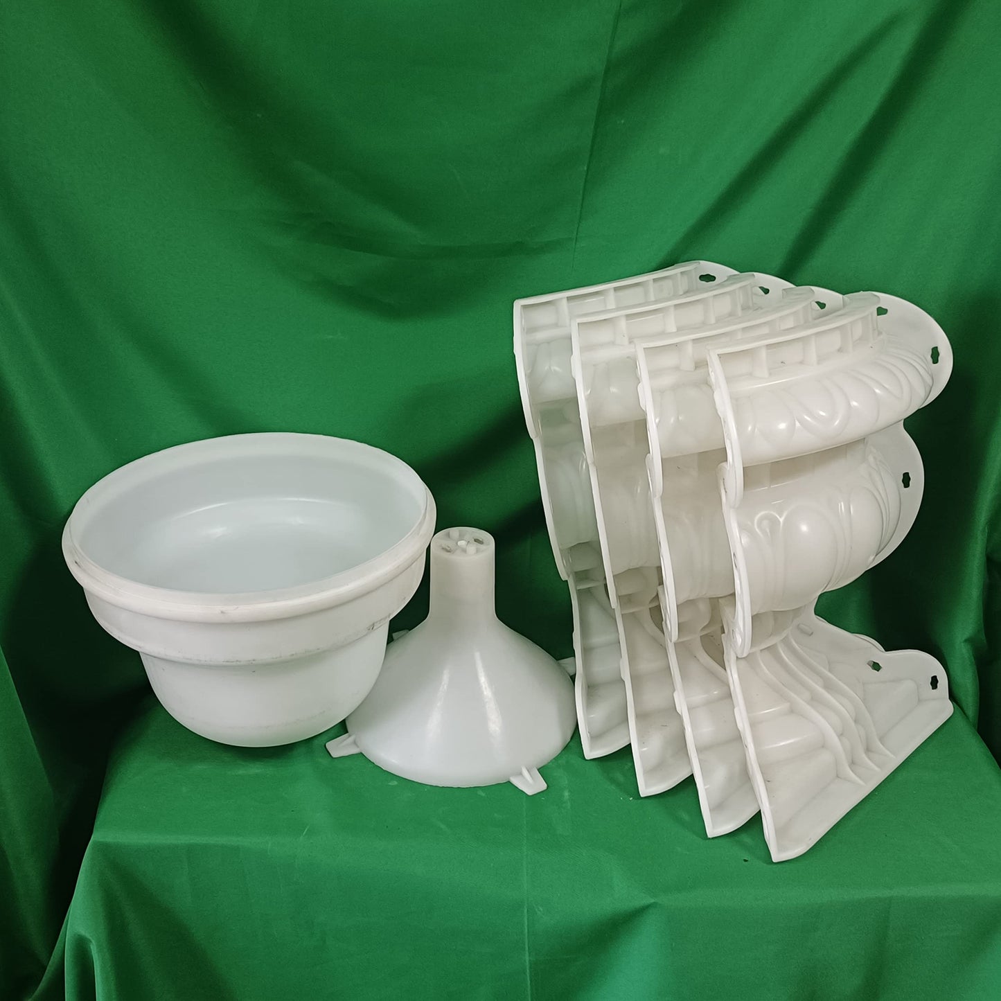 Rezone D50cm Garden Cement Plastic Precast Concrete Flower Pot Decorative Planter Molds for Sale