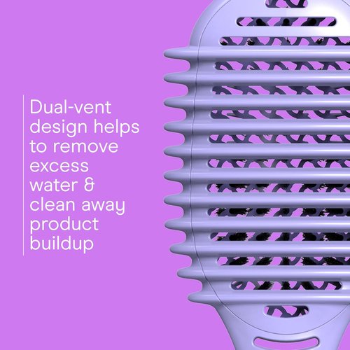 Conair Curl Define Pro Hair Brush - Frizz-Free Detangling & Curl Definition | Dual-Vent Design, Mixed Bristles