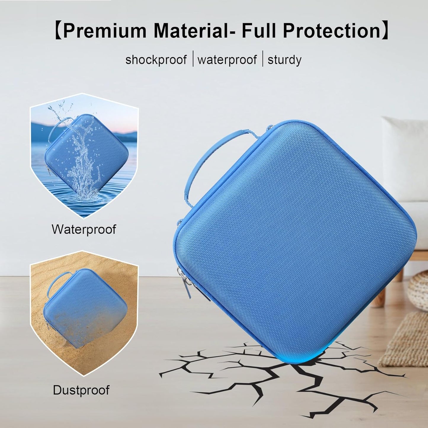 ZV-E10 ZVE10 Elonbo Carrying Case for Sony / II Mirrorless Camera, Portable Digital Camera Hard Travel Bag Storage