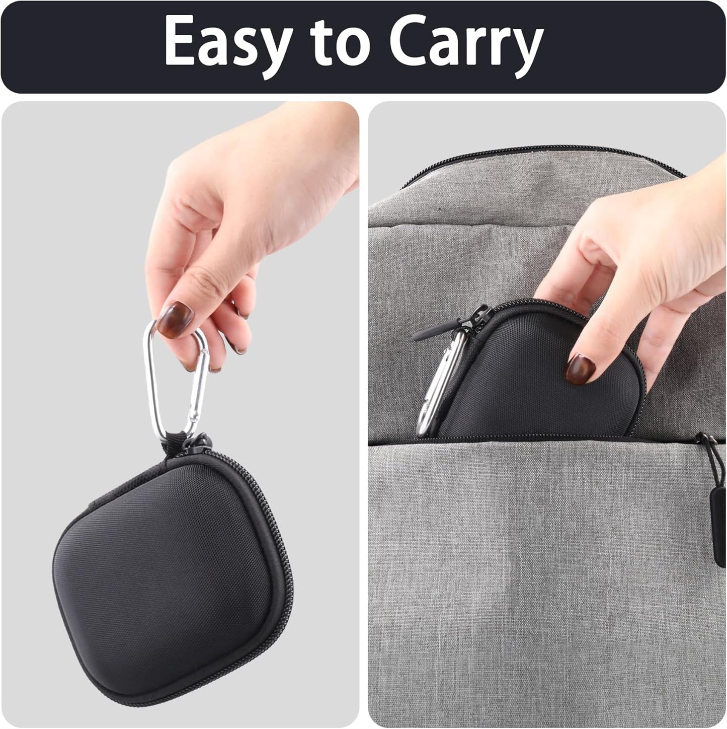 Baval for Anker Soundcore Work Portable AI Voice Recorder Hard Travel Case(Black Case)