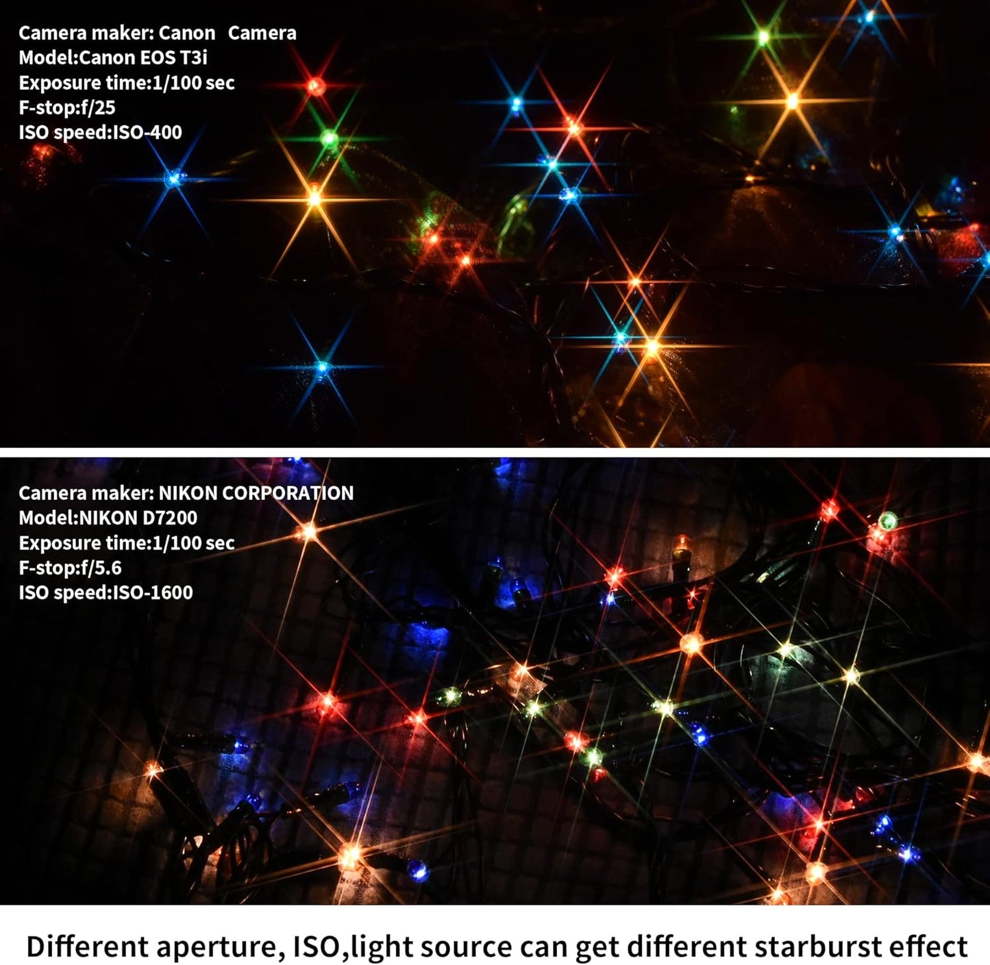Walking Way 52mm 3pcs, 4/6/8 Set Variable Starburst Filter Kit Point Short Line Star Effects Filter with Rotatable