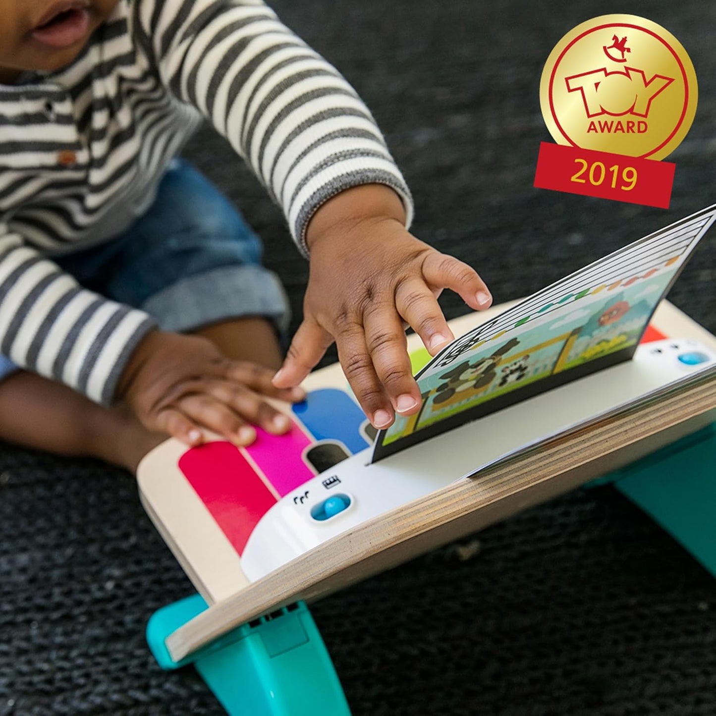 Baby Einstein Magic Touch Piano - Wooden Musical Toddler Toy for Ages 6 Months & Up