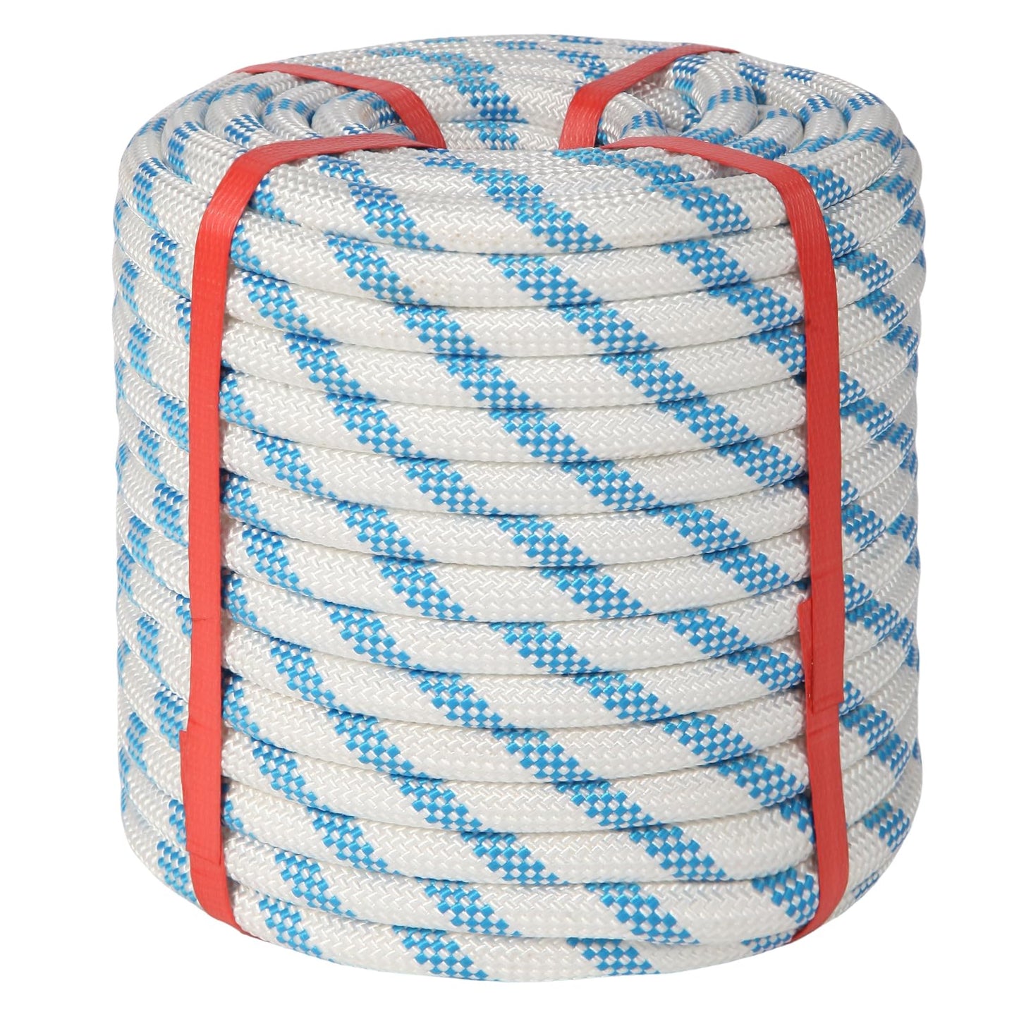Double Braid Arborist Rope, 1/2 Inch x 150 ft, 9000 LBS Breaking Strength Heavy Duty Tree Climbing Rope, Outdoor Swing Rope for Trees, Climbing, Sailing & General Use