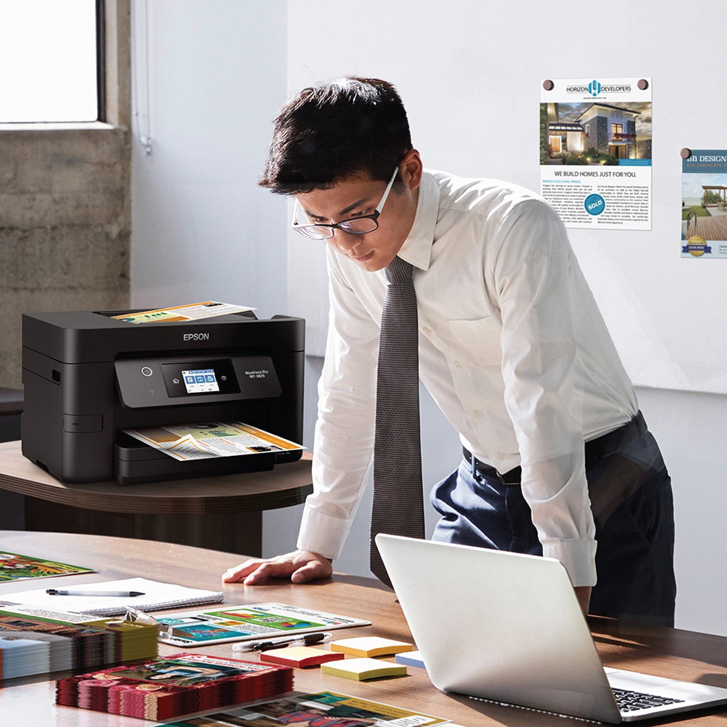 Epson Workforce Pro WF-3823 Wireless All-in-One Printer with Auto 2-Sided Printing, 35-Page ADF, 250-Sheet Paper Tray and 2.7" Color Touchscreen