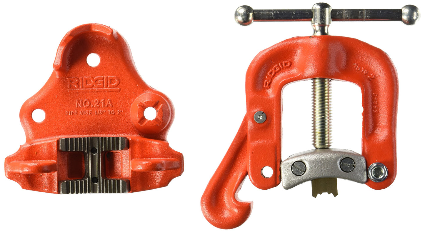 RIDGID 40080 21A Bench Yoke Vise, 1/8-inch to 2-inch Pipe Vise
